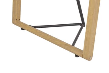Matbord Wauna 140 cm - Glas/Ljusbrun/Svart - Möbler - Bord & matgrupp - Matbord & köksbord