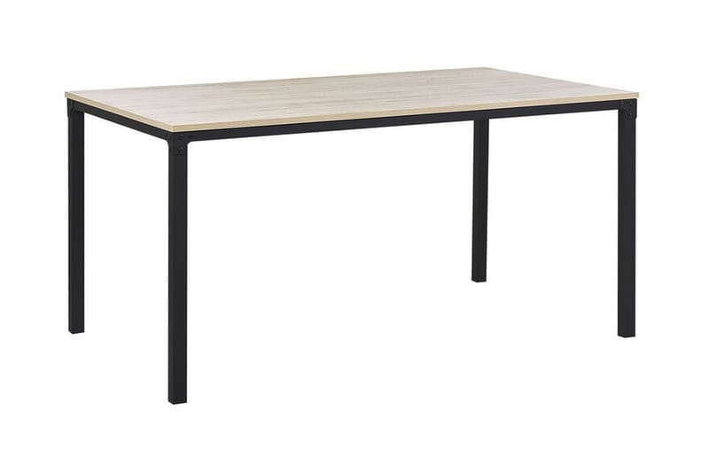 Matbord Wined 150 cm - Ljust Trä/Svart - Möbler - Bord & matgrupp - Matbord & köksbord