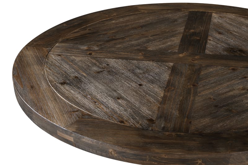 Matbord Yorkshire 120 cm Runt - Natur/Vit - Möbler - Bord & matgrupp - Matbord & köksbord