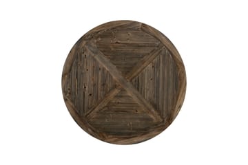 Matbord Yorkshire 120 cm Runt - Natur/Vit - Möbler - Bord & matgrupp - Matbord & köksbord