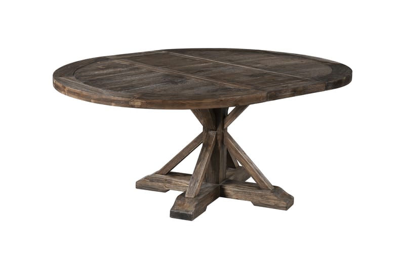 Matbord Yorkshire Premium Förlängningsbart 160 cm Ovalt - Natur - Klaffbord & hopfällbart bord - Marmorbord - Matbord & köksbord
