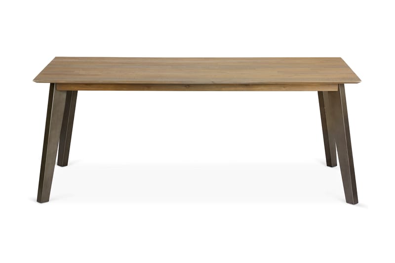 Matbord Periana Förlängningsbart 200 cm - Brun|Silver - Matbord & köksbord