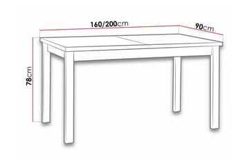 Matbord Patrickswell 90 cm - Svart - Möbler - Bord & matgrupp - Matbord & köksbord