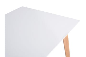 Medio Utdragbart Rektangulärt Matbord 120–155 cm i Trä - Vit - Möbler - Bord & matgrupp - Matbord & köksbord