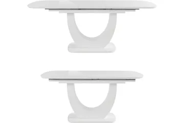 Melfort Matbord Ovalt 160 cm - Vit - Möbler - Bord & matgrupp - Matbord & köksbord