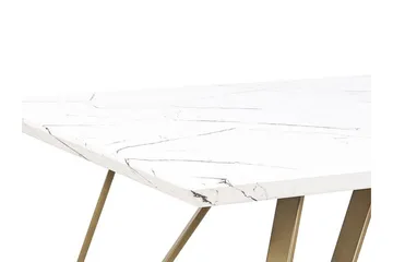 Molden Matbord 150 cm - Vit/Guld - Möbler - Bord & matgrupp - Matbord & köksbord