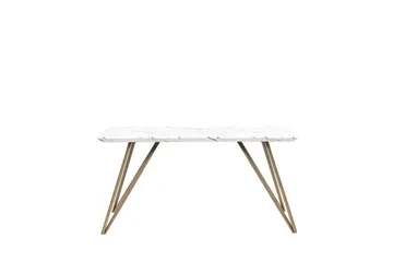 Molden Matbord 150 cm - Vit/Guld - Möbler - Bord & matgrupp - Matbord & köksbord