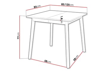 Narberth Matbord 85 cm - Svart - Möbler - Bord & matgrupp - Matbord & köksbord