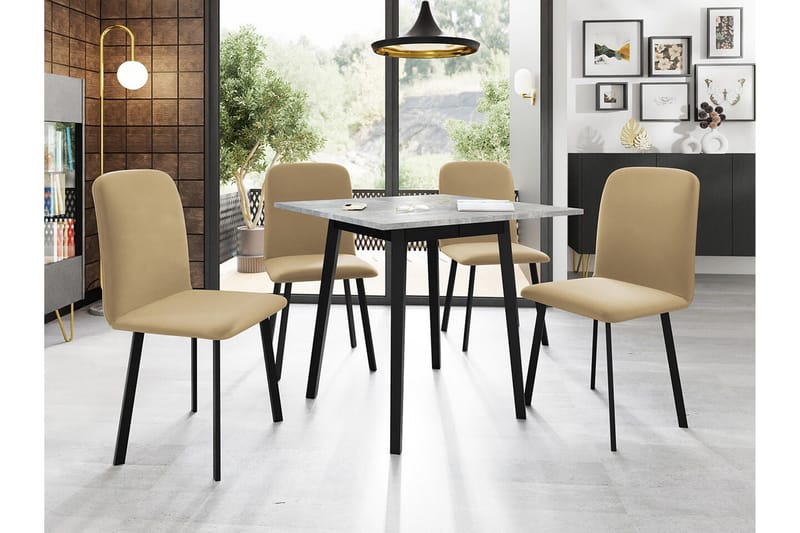 Narberth Matbord 85 cm - Svart - Möbler - Bord & matgrupp - Matbord & köksbord