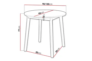 Narberth Matbord - Svart - Möbler - Bord & matgrupp - Matbord & köksbord