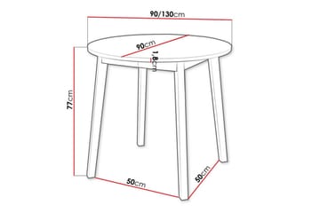 Narberth Matbord - Vit - Möbler - Bord & matgrupp - Matbord & köksbord