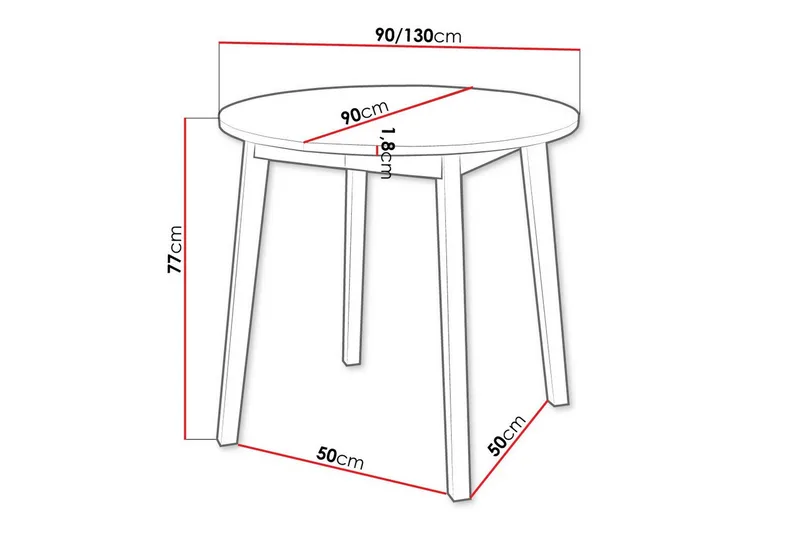 Narberth Matbord - Vit - Möbler - Bord & matgrupp - Matbord & köksbord