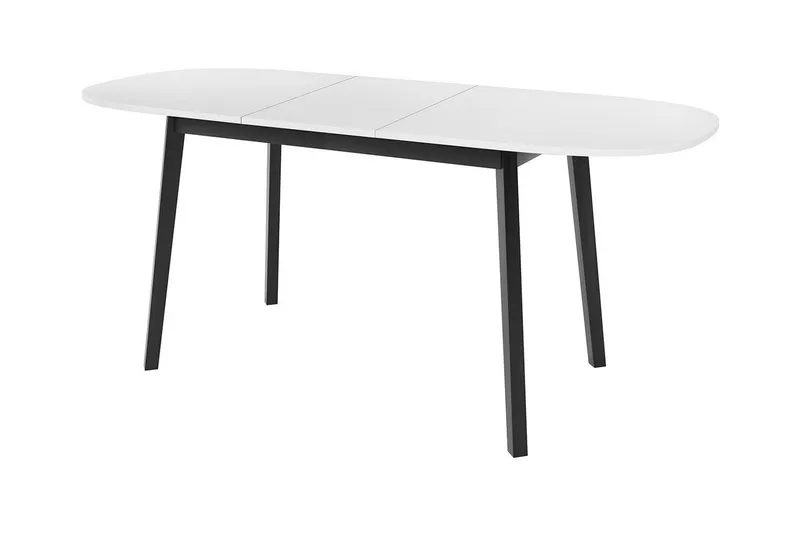 Narberth Utdragbart Ovalt Matbord 150 cm med Betongutseende - Ljusgrå - Möbler - Bord & matgrupp - Matbord & köksbord