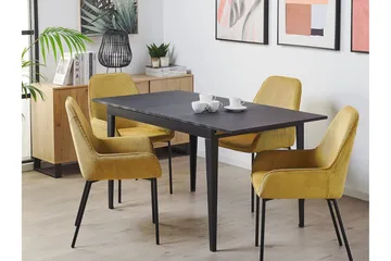 Norley Matbord 160 cm - Svart - Möbler - Bord & matgrupp - Matbord & köksbord