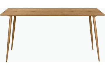 Oktoos Rektangulärt Matbord 120 cm i Trä med Metallben - Brun - Möbler - Bord & matgrupp - Matbord & köksbord