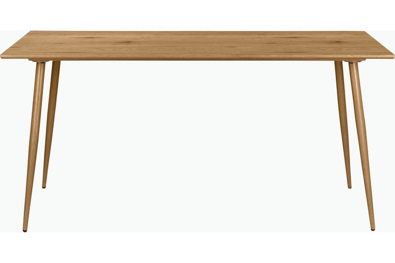 Oktoos Rektangulärt Matbord 120 cm i Trä med Metallben - Brun - Möbler - Bord & matgrupp - Matbord & köksbord