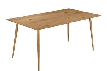 Oktoos Rektangulärt Matbord 120 cm i Trä med Metallben - Brun - Möbler - Bord & matgrupp - Matbord & köksbord