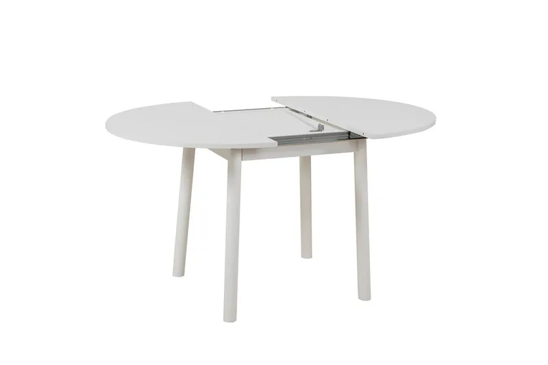Oliver Litet Runt Matbord 100 cm i Målad MDF - Vit - Möbler - Bord & matgrupp - Matbord & köksbord