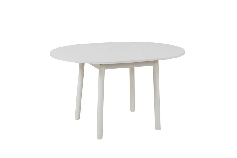 Oliver Litet Runt Matbord 100 cm i Målad MDF - Vit - Möbler - Bord & matgrupp - Matbord & köksbord