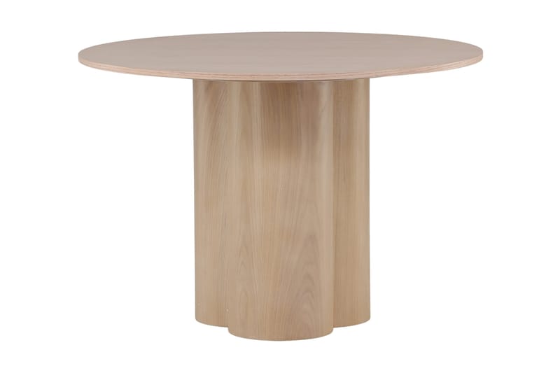 Olivia Matbord 110 cm Runt - Whitewash - Möbler - Bord & matgrupp - Soffbord