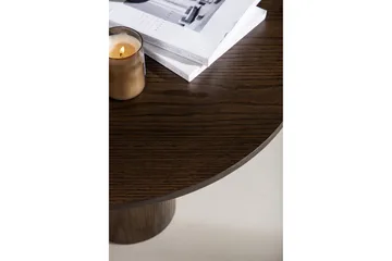 Olivia Soffbord 80 cm Runt - Brun - Möbler - Bord & matgrupp - Soffbord