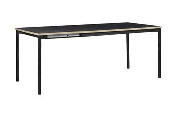 Ozein Matbord 190 cm Förlängningsbart - Svart - Möbler - Bord & matgrupp - Matbord & köksbord