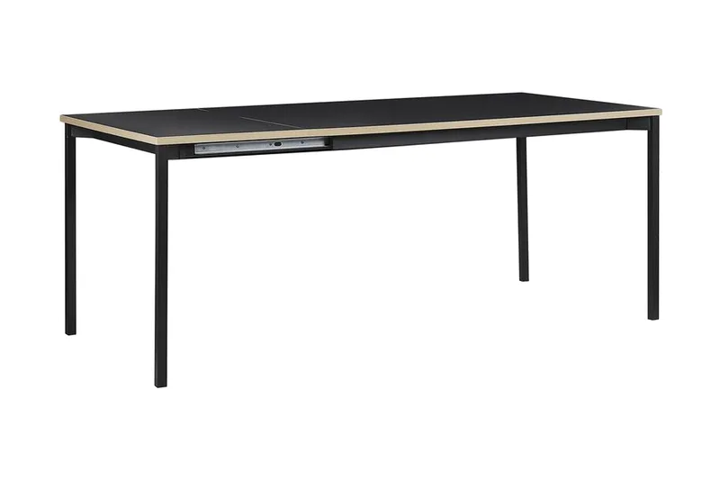 Ozein Matbord 190 cm Förlängningsbart - Svart - Möbler - Bord & matgrupp - Matbord & köksbord