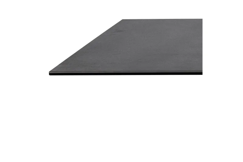 Parkins Rektangulärt Matbord 160 cm med Betong- och Metallutseende - Mörkgrå - Möbler - Bord & matgrupp - Matbord & köksbord