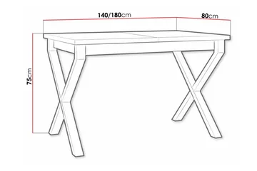 Patrickswell Matbord 80 cm - Svart - Möbler - Bord & matgrupp - Matbord & köksbord