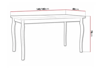 Patrickswell Matbord 80 cm - Svart - Möbler - Bord & matgrupp - Matbord & köksbord