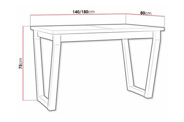 Patrickswell Matbord 80 cm - Svart - Möbler - Bord & matgrupp - Matbord & köksbord