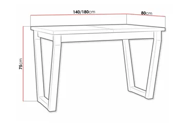 Patrickswell Matbord 80 cm - Svart - Möbler - Bord & matgrupp - Matbord & köksbord