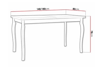 Patrickswell Matbord 80 cm - Vit - Möbler - Bord & matgrupp - Matbord & köksbord
