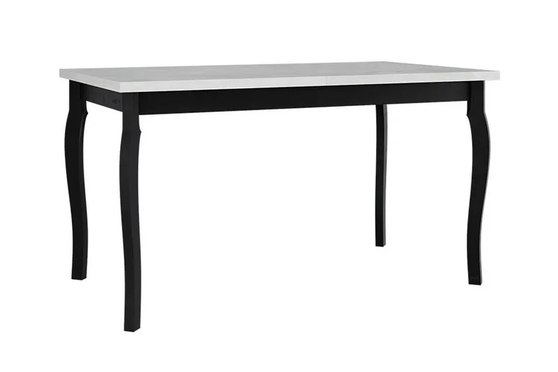 Patrickswell Utdragbart Rektangulärt Matbord 140 cm i Trä, Vit