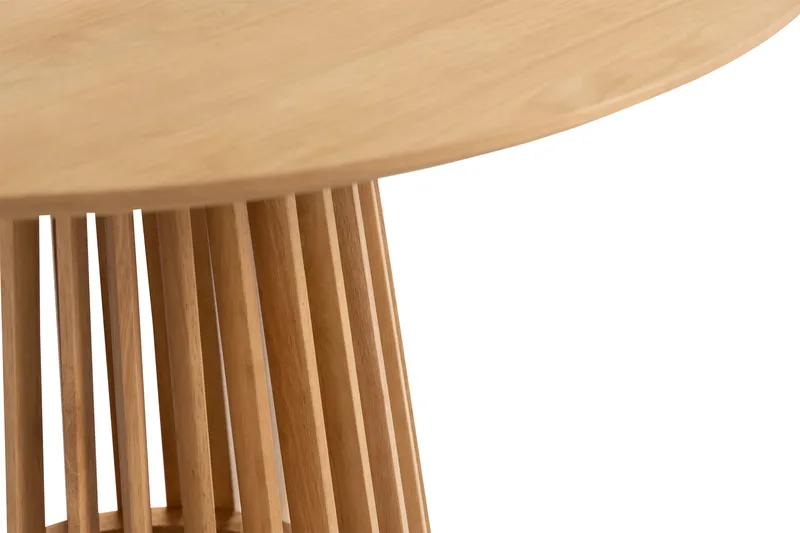 Peyra Matbord 120  cm Runt Ek - Natur - Möbler - Bord & matgrupp - Matbord & köksbord