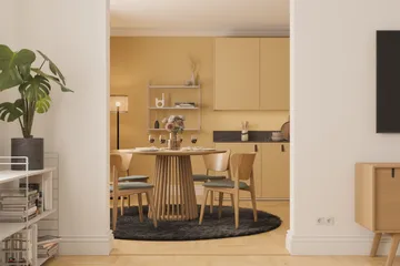 Peyra Matbord 120  cm Runt Ek - Natur - Möbler - Bord & matgrupp - Matbord & köksbord