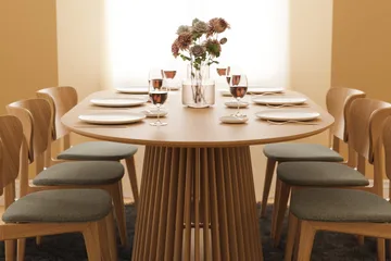 Peyra Matbord 200 cm Ovalt Ek - Natur - Möbler - Bord & matgrupp - Matbord & köksbord