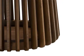 Peyra Ovalt Matbord 200 cm för 6 personer Köksbord Massiv Valnöt - Mörkbrunt / Trä - Möbler - Bord & matgrupp - Matbord & köksbord