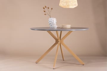 Piazza Runt Matbord 120 cm - Grå - Möbler - Bord & matgrupp - Matbord & köksbord