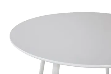 Plaza Litet Runt Matbord 100 cm i Målat Trä - Vit - Möbler - Bord & matgrupp - Matbord & köksbord