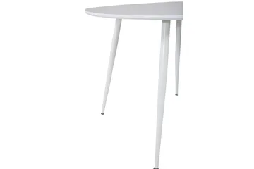 Plaza Litet Runt Matbord 100 cm i Målat Trä - Vit - Möbler - Bord & matgrupp - Matbord & köksbord