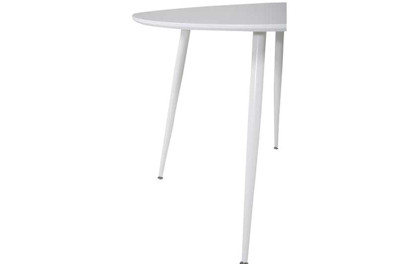 Plaza Litet Runt Matbord 100 cm i Målat Trä - Vit - Möbler - Bord & matgrupp - Matbord & köksbord