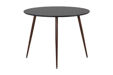 Plaza Matbord Runt - Svart/Brun - Möbler - Bord & matgrupp - Matbord & köksbord