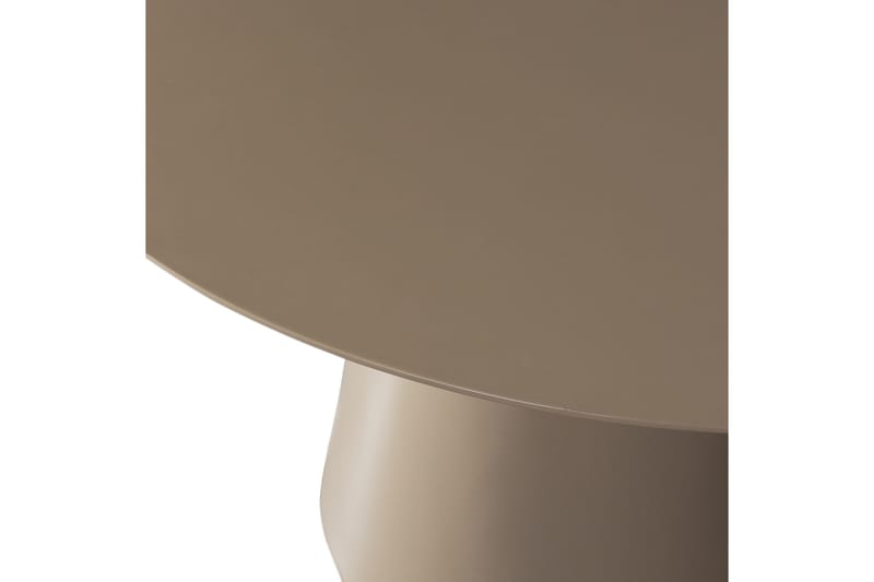 Prinka Runt Matbord 120 cm med Metallutseende - Beige - Möbler - Bord & matgrupp - Matbord & köksbord