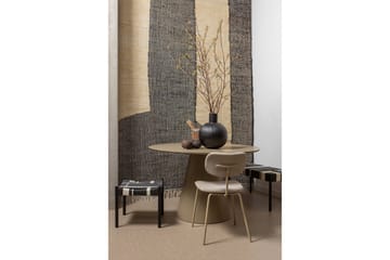 Prinka Runt Matbord 120 cm med Metallutseende - Beige - Möbler - Bord & matgrupp - Matbord & köksbord