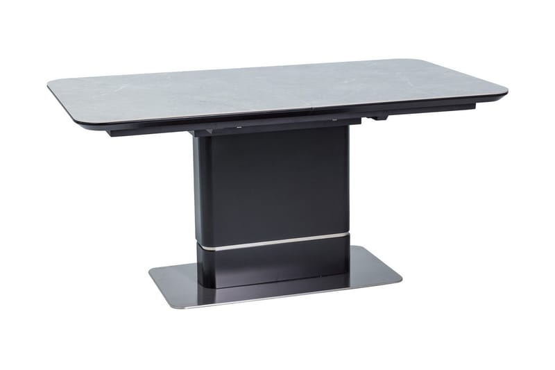 Psyri Förlängningsbart Matbord 160 cm - Keramik/Grå/Svart - Möbler - Bord & matgrupp - Matbord & köksbord