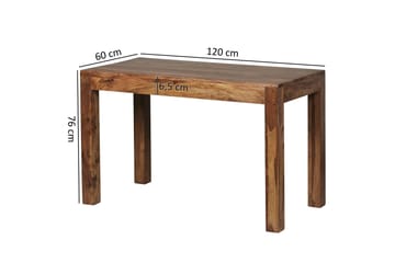 Ranveer Rektangulärt Matbord 120 cm i Trä med Valnötsutseende - Brun - Möbler - Bord & matgrupp - Matbord & köksbord