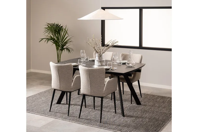 Renuka Matbord 240x97 cm - Svart - Möbler - Bord & matgrupp - Matbord & köksbord