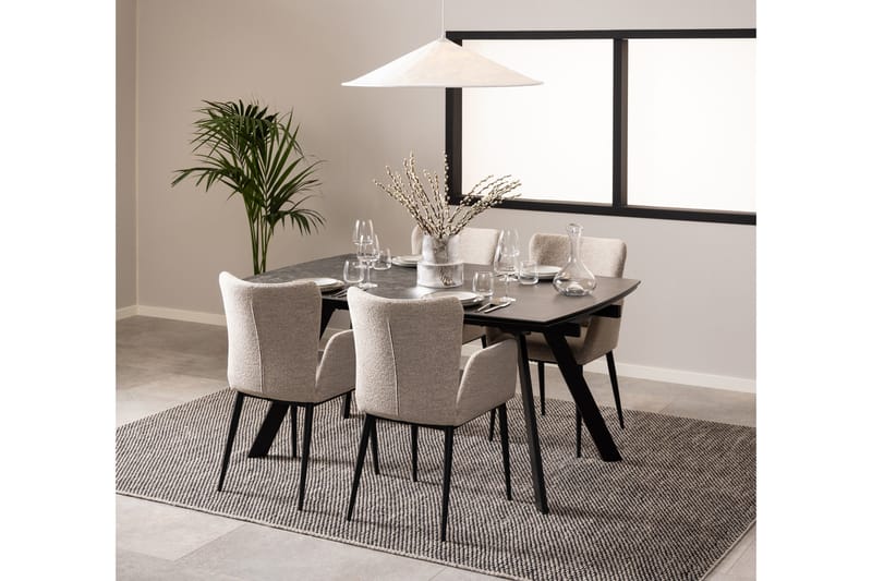 Renuka Matbord 240x97 cm - Svart - Möbler - Bord & matgrupp - Matbord & köksbord