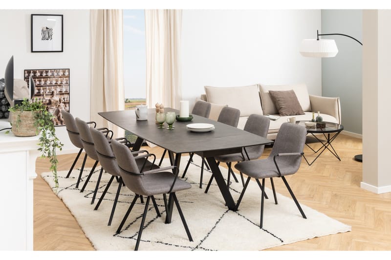 Renuka Matbord 240x97 cm - Svart - Möbler - Bord & matgrupp - Matbord & köksbord